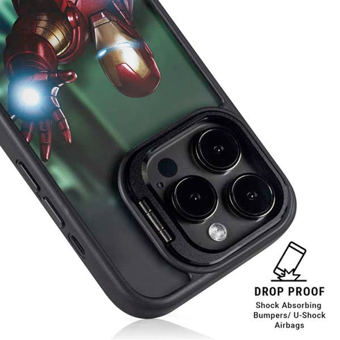 Marvel Tony Stark Iron Man iPhone 15 Pro Max Kickstand Case